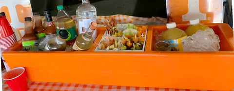 REVO Party Barge Cooler™ | Orange Burst by Revo Coolers