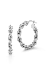 Rope Chain Hoop Earrings