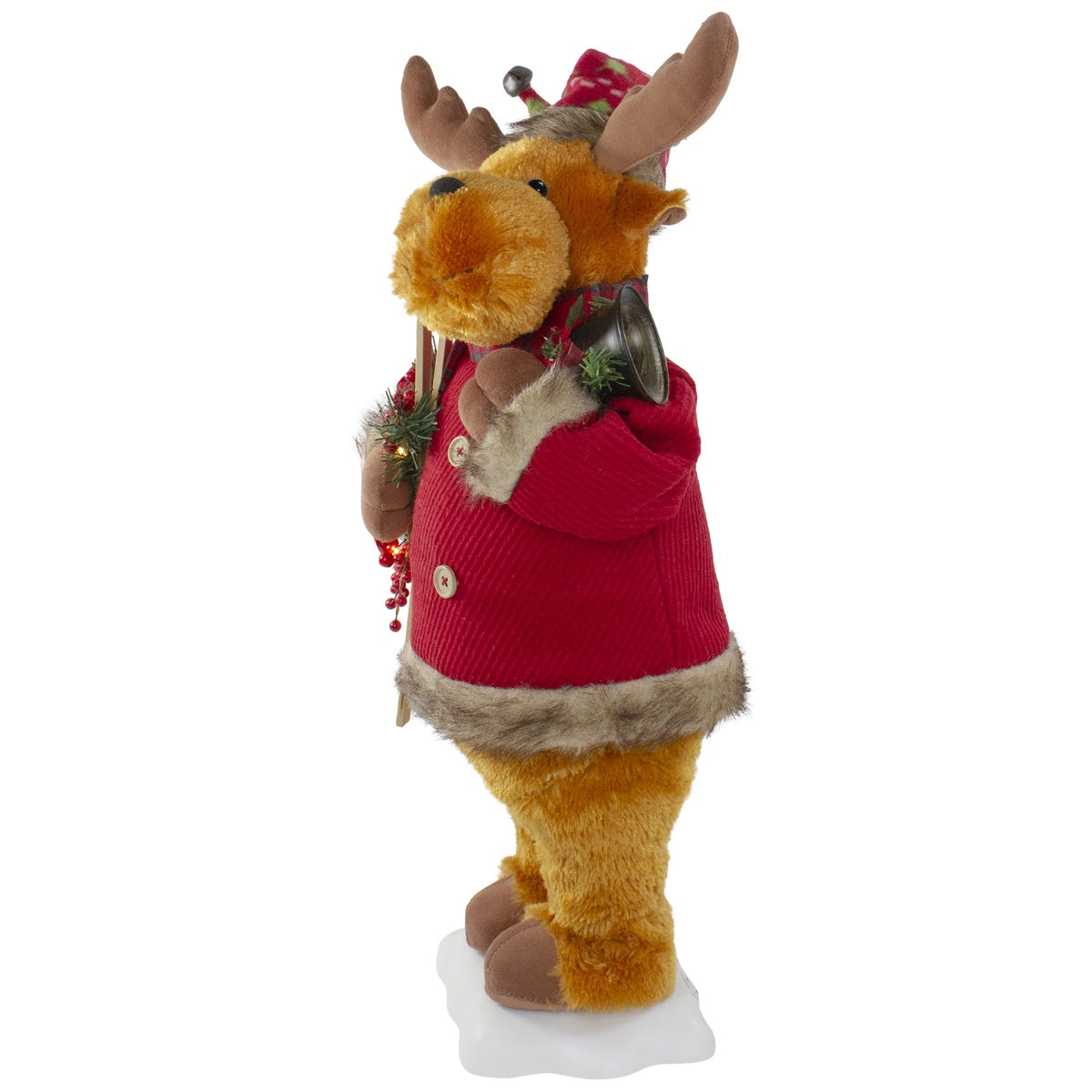  Northlight Lighted and Animated Musical Moose Christmas Figure - 24