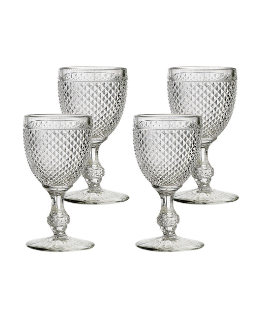 Bicos Water Goblet Glasses Set of 4