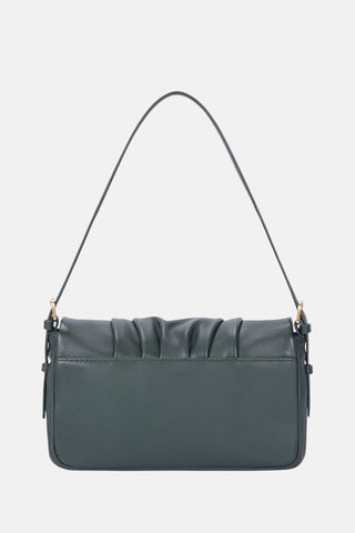 Bell Shoulder - Medium Crossbody - Deep Green / One Size
