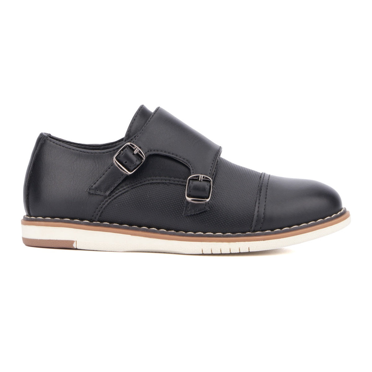  Xray Footwear Xray Footwear Boy's Michael Dress Casual Monk Straps - BLACK - Bonton