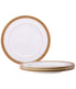  Noritake Summit Set of 4 Dinner Plates - Gold - Bonton