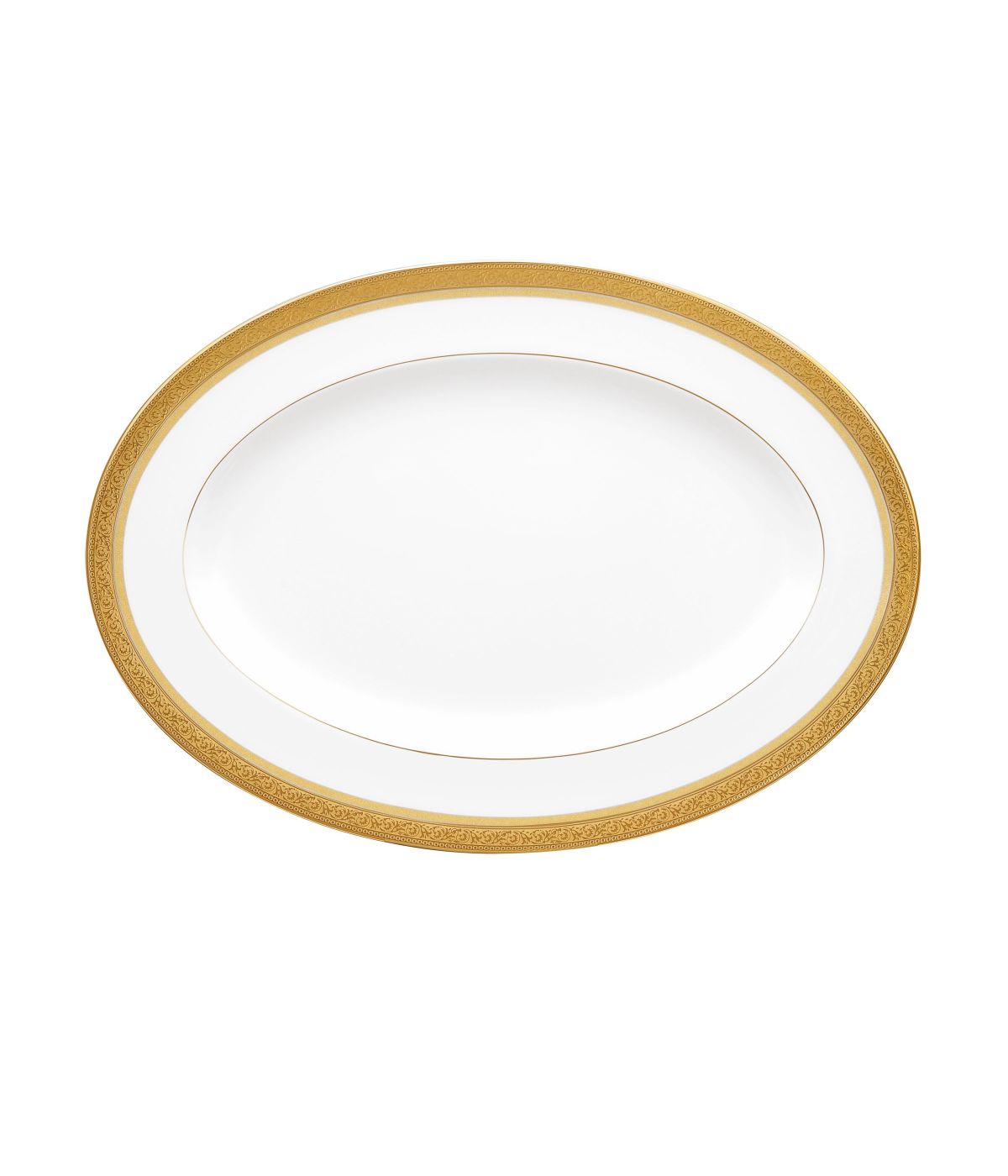  Noritake Summit Oval Platter - Gold - Bonton