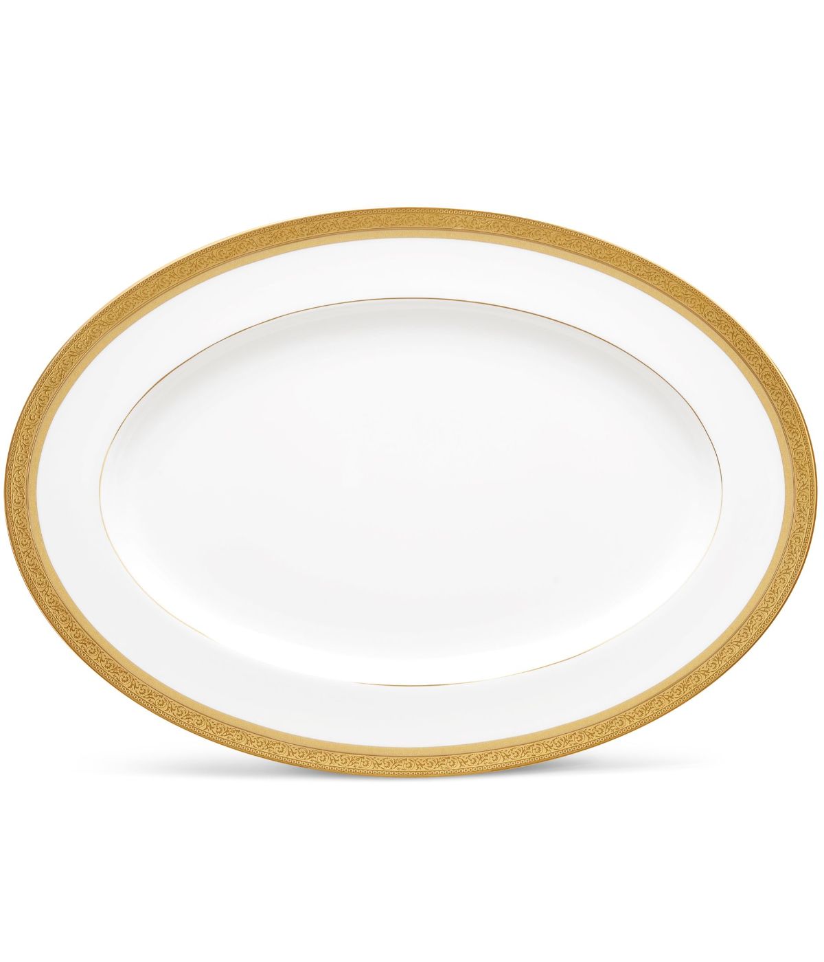  Noritake Summit Oval Platter - Gold - Bonton