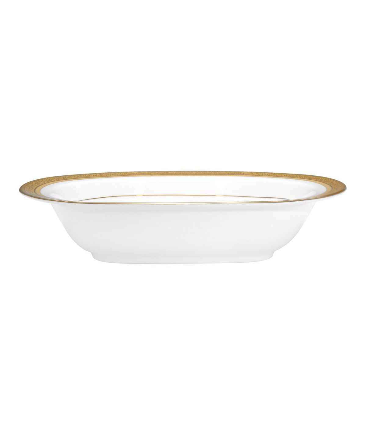  Noritake Summit Oval Vegetable Bowl - Gold - Bonton