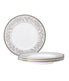  Noritake Summit Set of 4 Salad Plates - Platinum - Bonton