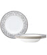  Noritake Summit Set of 4 Soup Bowls - Platinum - Bonton