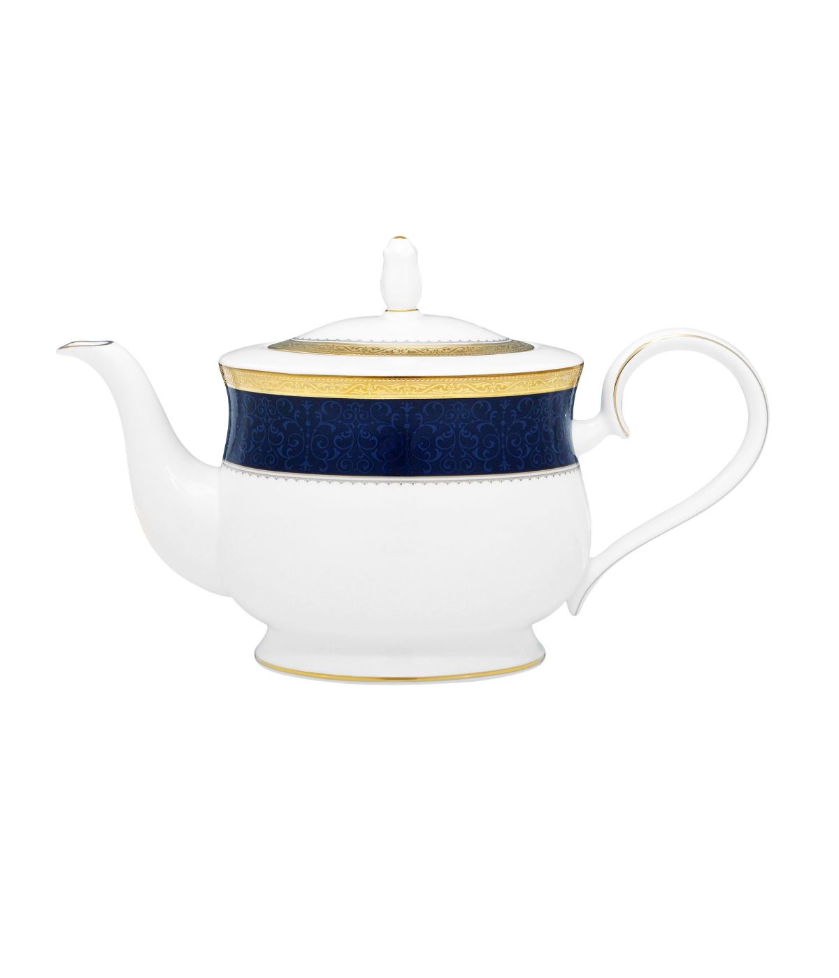  Noritake Odessa Tea Pot - Cobalt Gold - Bonton