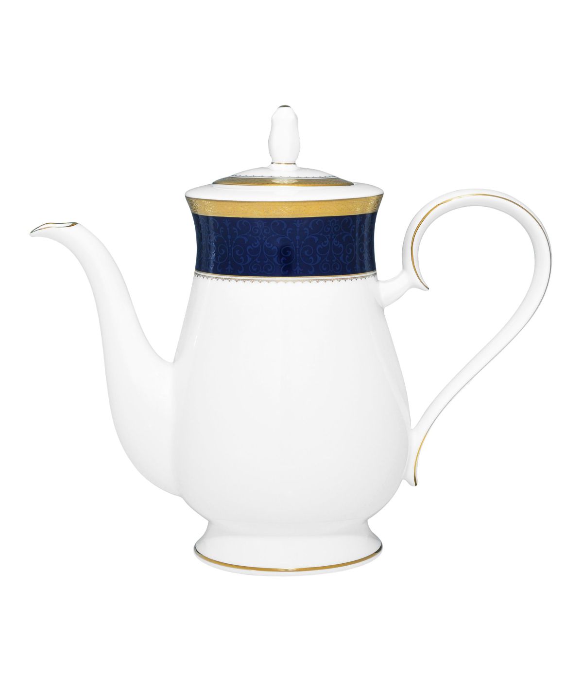  Noritake Odessa Coffee Server - Cobalt Gold - Bonton