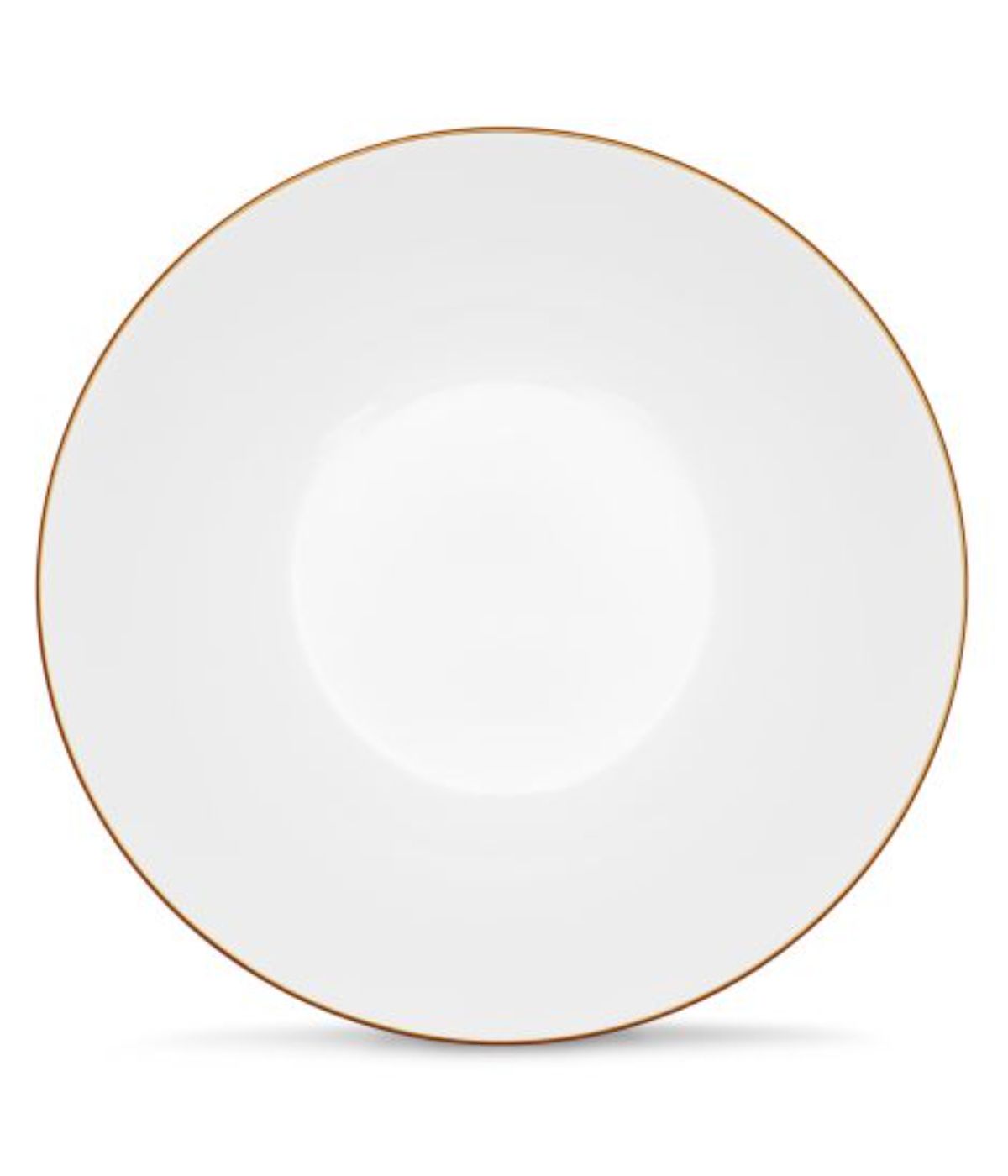  Noritake Trefolio Gold Round Vegetable Bowl - White - Bonton