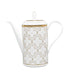  Noritake Trefolio Gold Coffee Server - White - Bonton