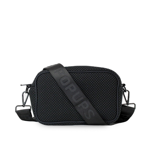 Camera Bag + Flap Crossbody - Black