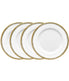  Noritake Haku Set of 4 Bread & Butter/Appetizer Plates - White - Bonton