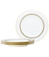  Noritake Haku Set of 4 Salad Plates - White - Bonton