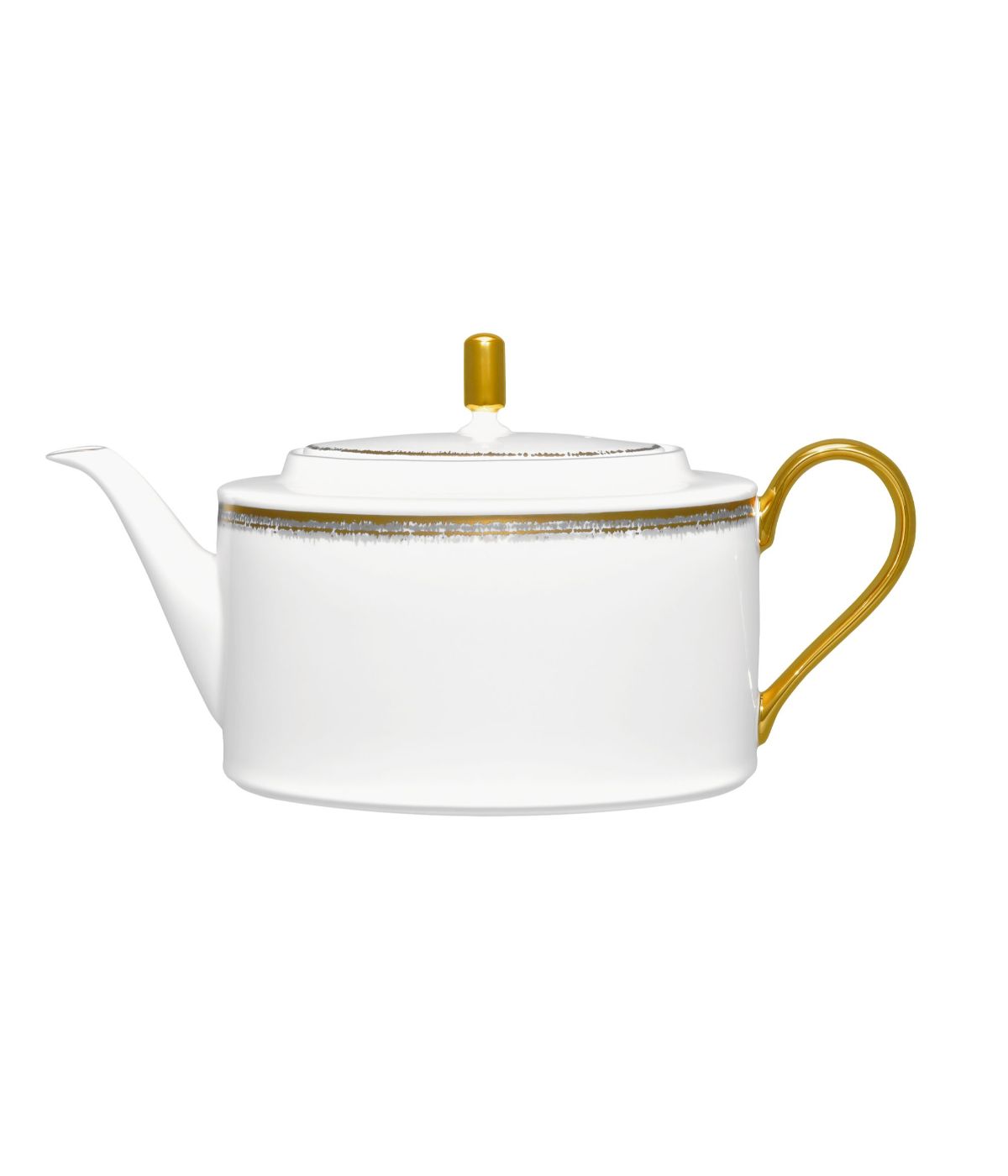  Noritake Haku Tea Pot - White - Bonton