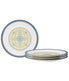  Noritake Menorca Palace Set of 4 Bread & Butter/Appetizer Plates - Multi - Bonton