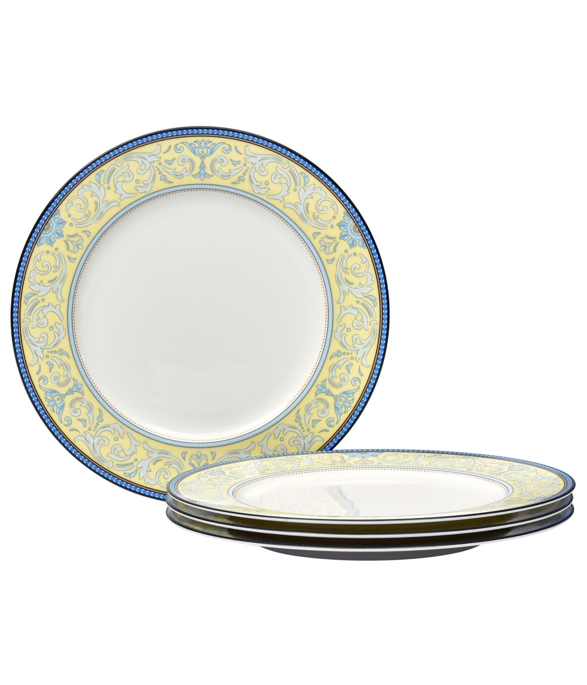  Noritake Menorca Palace Set of 4 Dinner Plates - Multi - Bonton