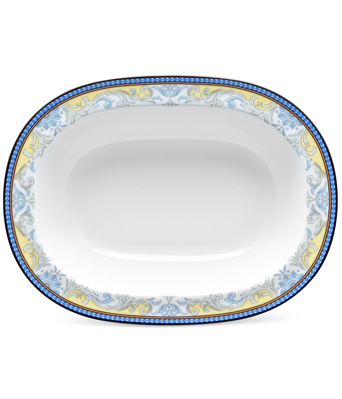  Noritake Menorca Palace Oval Vegetable Bowl - Multi - Bonton