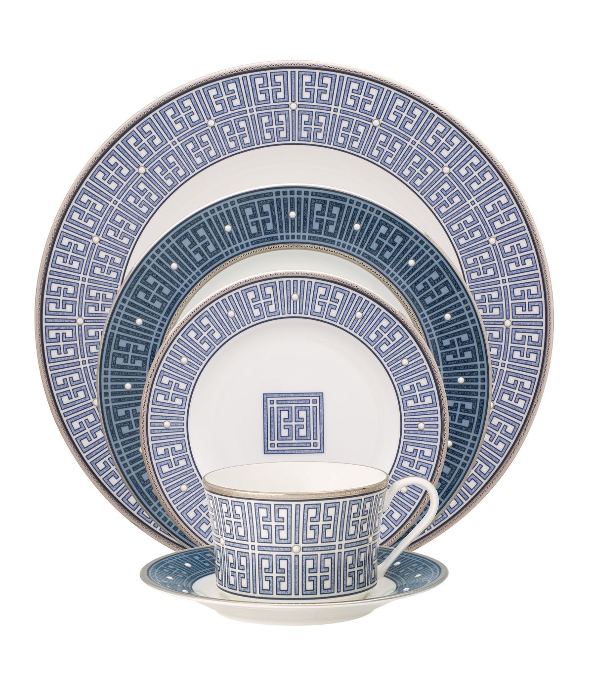  Noritake Infinity 5 Piece Place Setting - Blue - Bonton