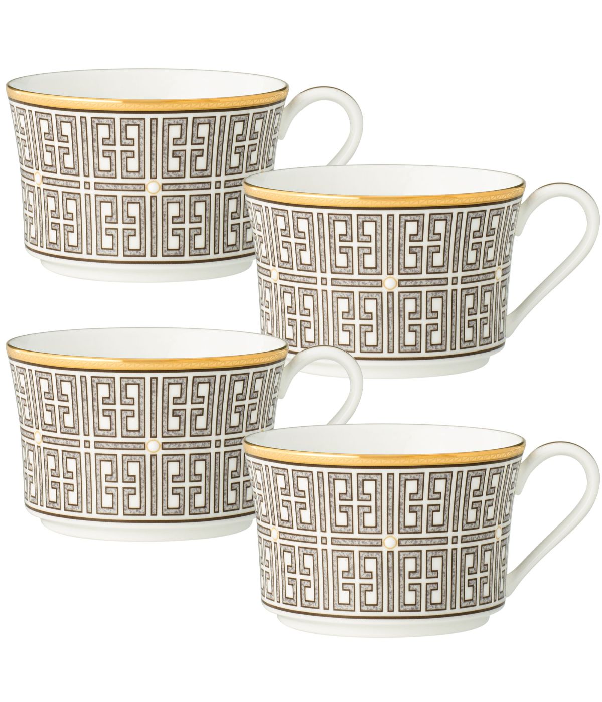  Noritake Infinity Set of 4 Cups - Bronze - Bonton