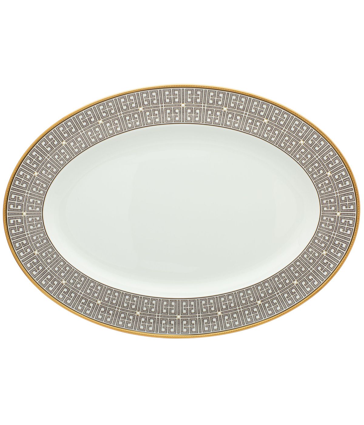  Noritake Infinity Oval Platter - Bronze - Bonton