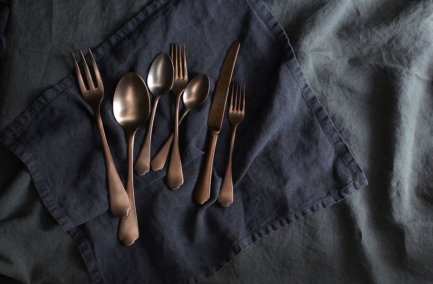 Mepra Dolce Vita Serving Set - Pewter Bronze - Bonton