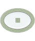  Noritake Infinity Oval Platter - Green/Platinum - Bonton