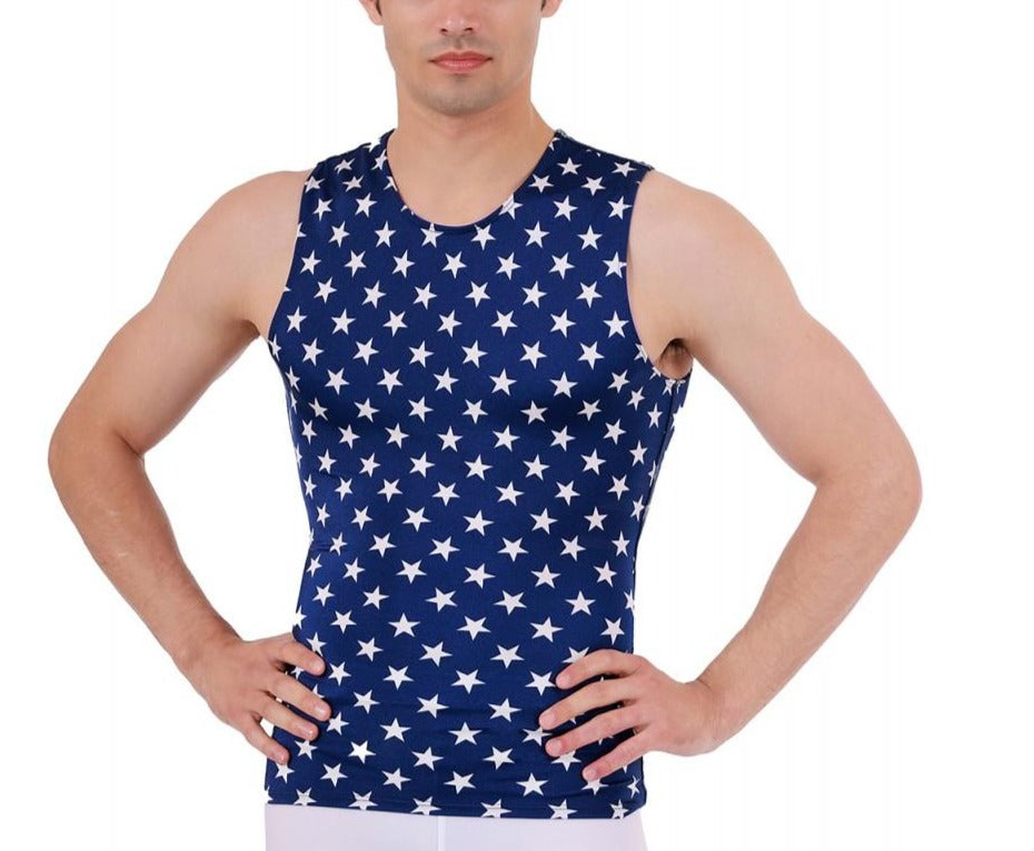 InstantFigure Insta Slim Stars Activewear Sleeveless Crew-Neck 4TAT0N1 - Stars - Bonton