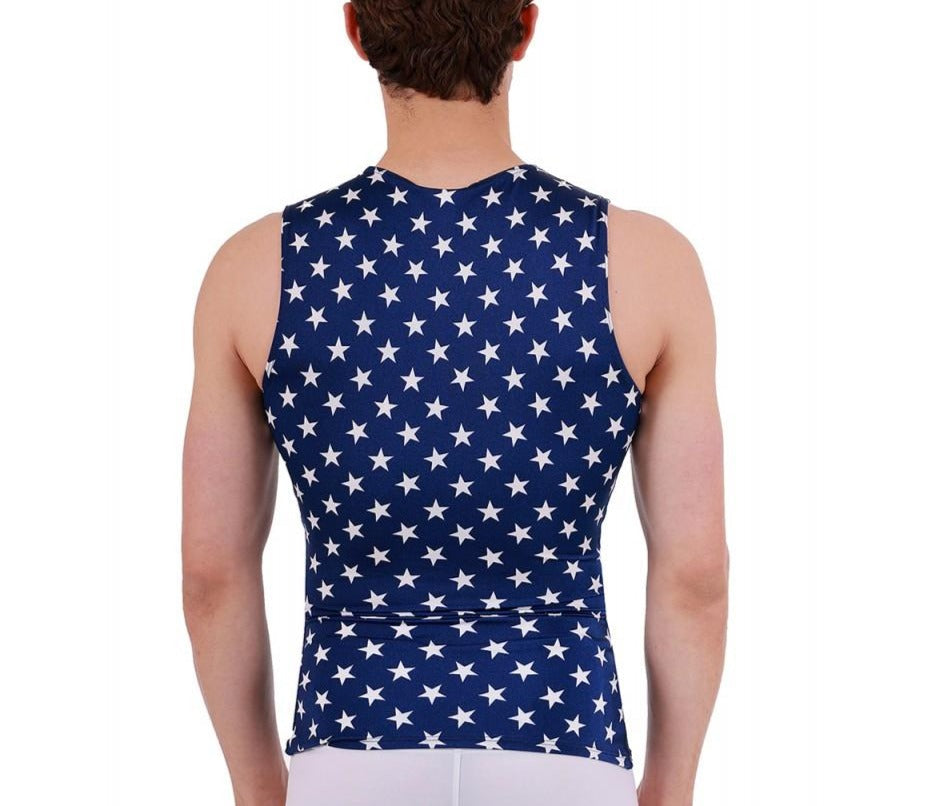  InstantFigure Insta Slim Stars Activewear Sleeveless Crew-Neck 4TAT0N1 - Stars - Bonton