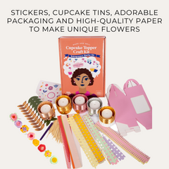 Kidpreneur Paper Quilling Flower Craft Kit