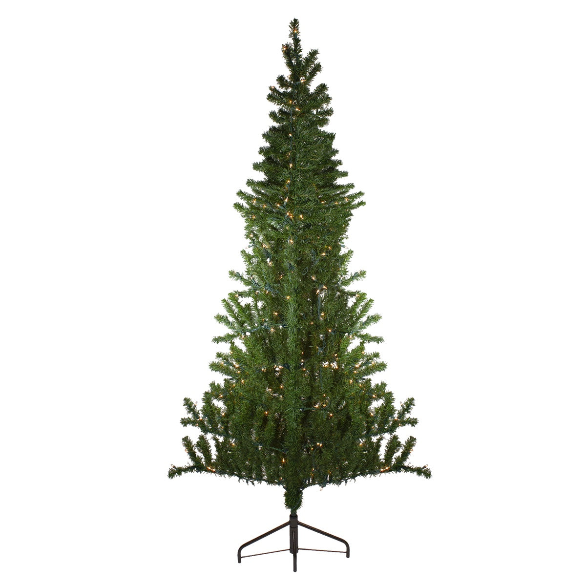  Northlight 7.5' Pre-Lit Medium Canadian Pine Artificial Christmas Wall Tree - Clear Lights - Default Title - Bonton