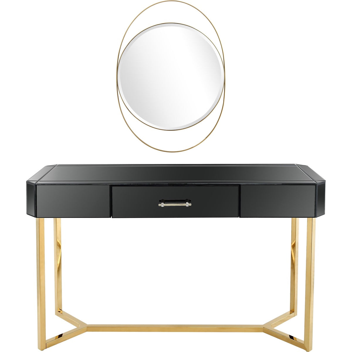  Sonya Wall Mirror and Console Table - Mirror - Bonton