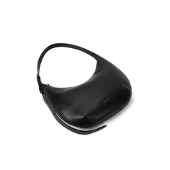 Crescent Shoulder - Hobo Bag - Black / One Size