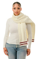 Knit Varsity Scarf