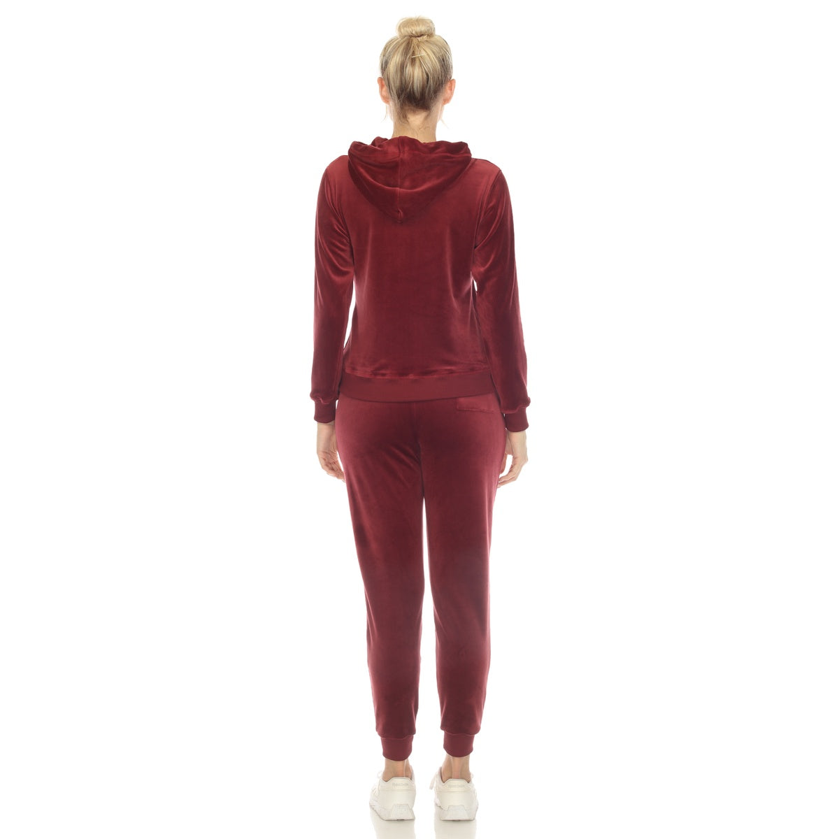  White Mark Women's 2 Piece Velour Tracksuit Set - S - Bonton