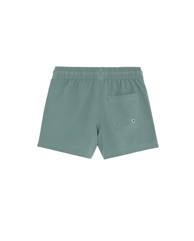 Boys 2 Match Drawstring Swim Shorts-Grey