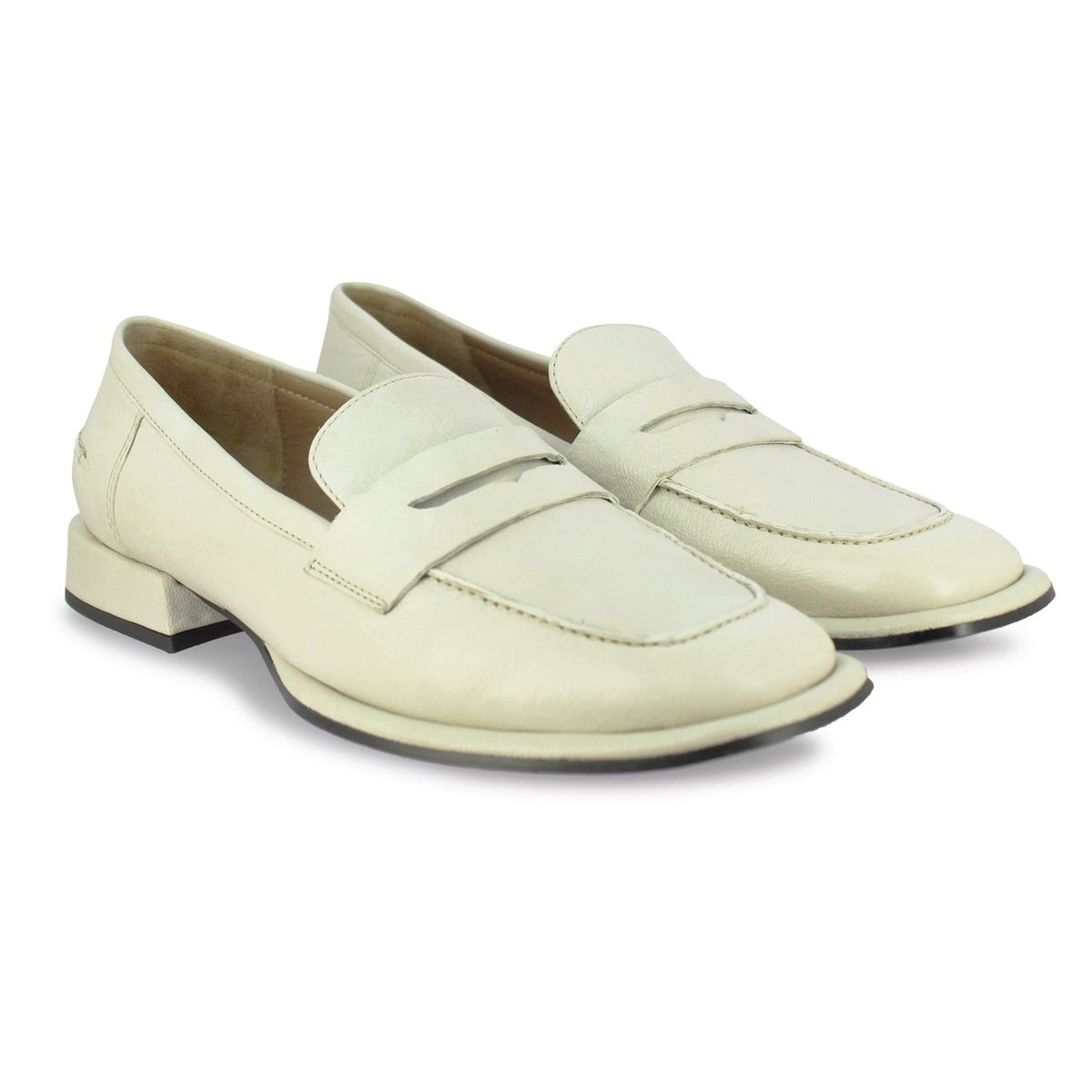  Saint G Saint G Carla - Flat Loafers - OFF WHITE - Bonton