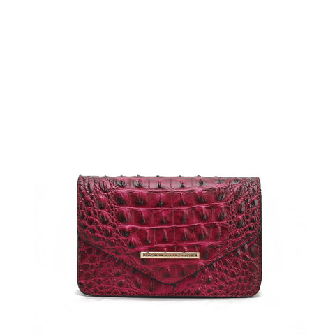Vanta Solid Croc Saddle Bag