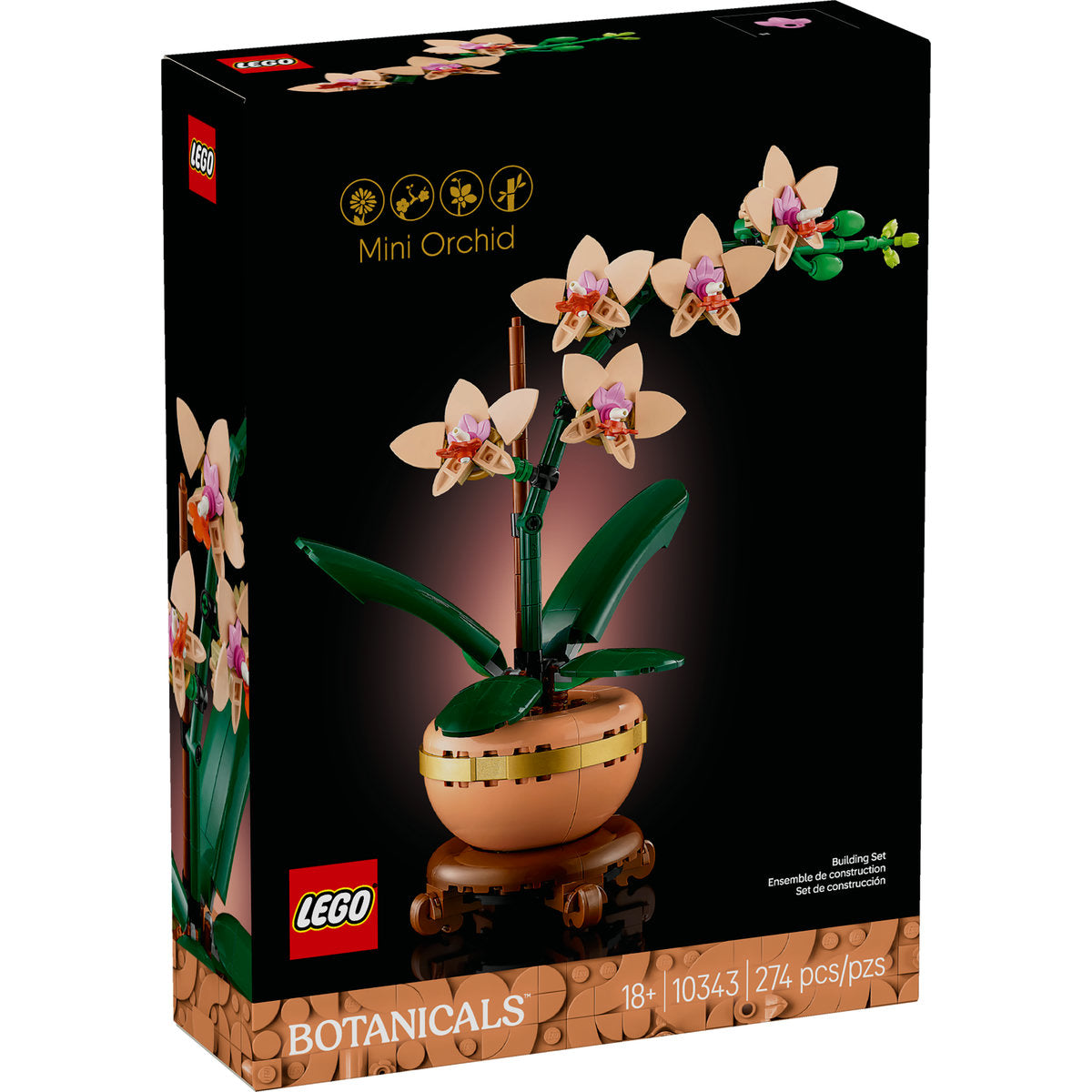  LEGO LEGO® Botanicals Mini Orchid Plant Gift 10343 - Botanicals - Bonton