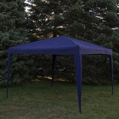 10' X 10' Navy Blue Pop-Up Outdoor Canopy Gazebo