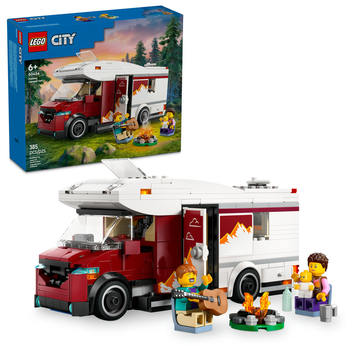  LEGO LEGO® City Holiday Adventure Camper Van Toy Vehicle Set 60454 - LEGO City - Bonton
