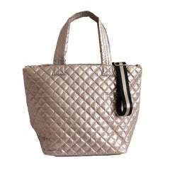 The Debra Diamond Tote Champagne