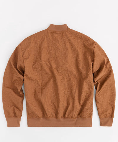 Coaches Reason Chenille Patched Jacket - Brown