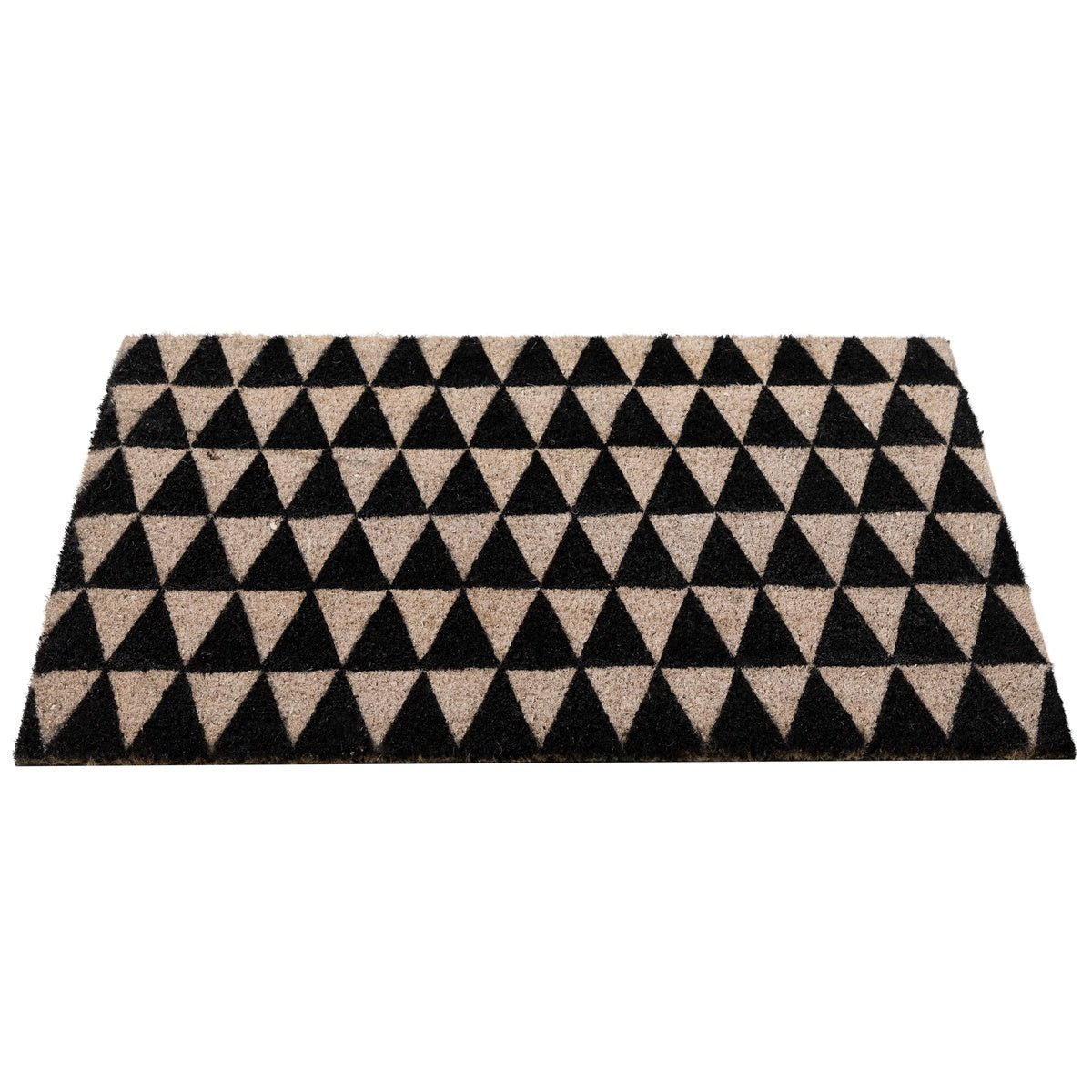  Northlight Black and Gray 3-Dimensional Triangle Print Doormat 17 X 29 - Default Title - Bonton