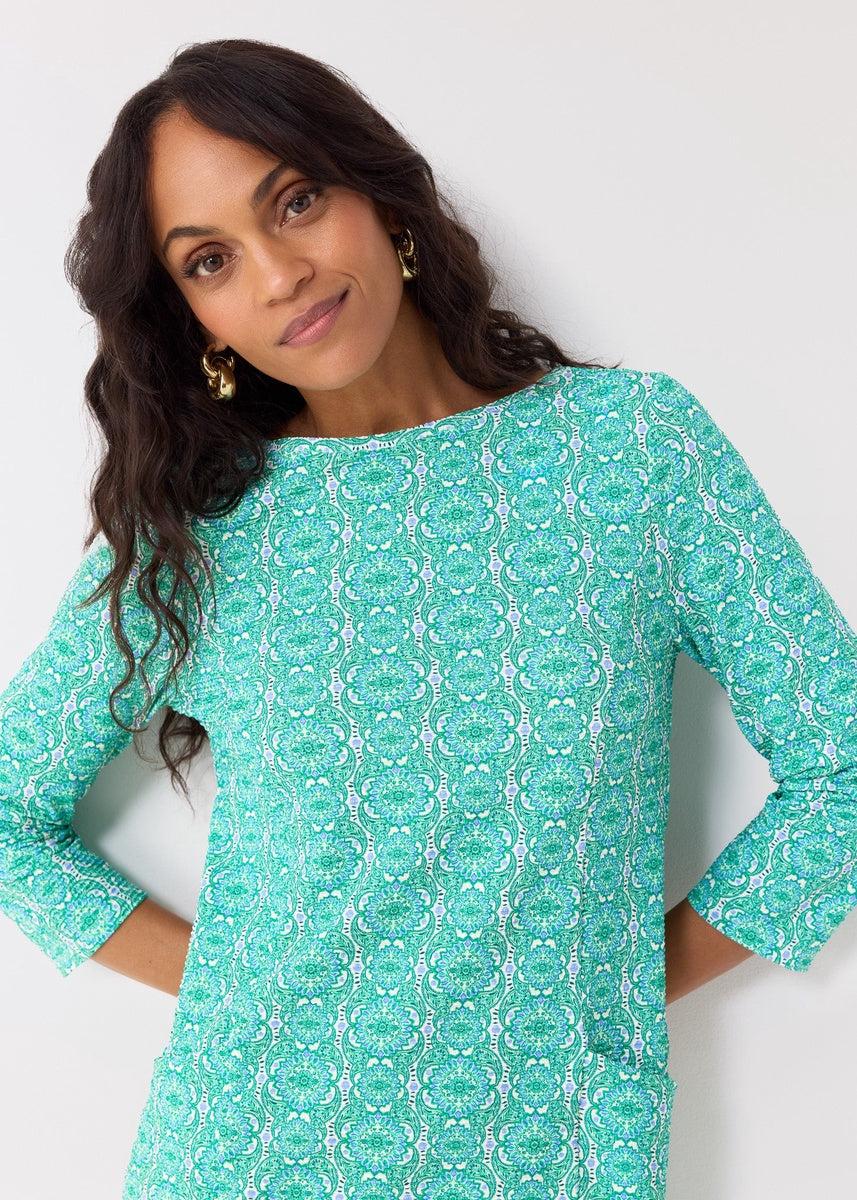  Cabana Life Hudson Textured Shift Dress - XS - Bonton