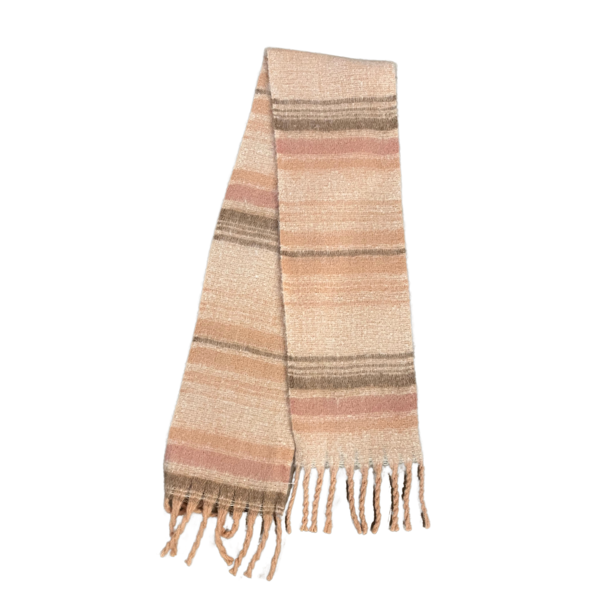  Marcus Adler Stripe Scarf - blush - Bonton