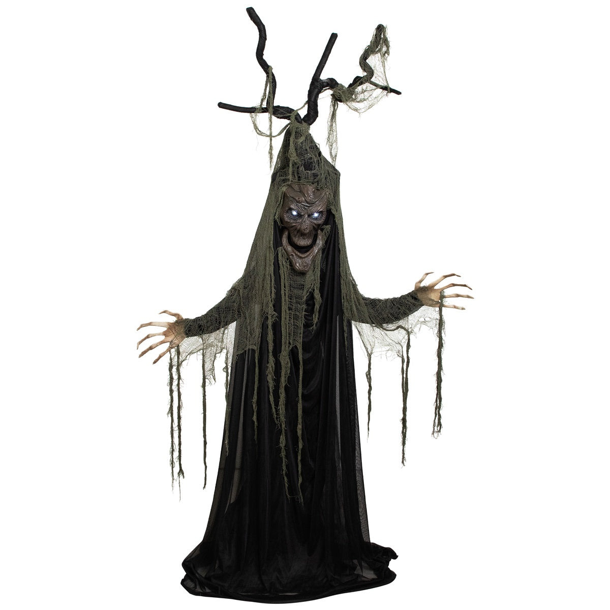  Northlight Animated Tree Man With Flashing Eyes Halloween Decoration - 7' - LED White Lights - Default Title - Bonton