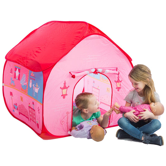 Fun2Give Pop-it-Up Dollhouse Tent with House Playmat-Multi-One Size-2