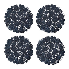 Daisy Jute 15" Round Placemat - Set of 4